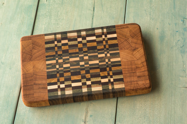 Angle Peak End-Grain Cutting Board