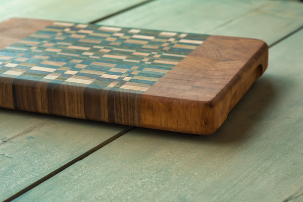 Angle Peak End-Grain Cutting Board