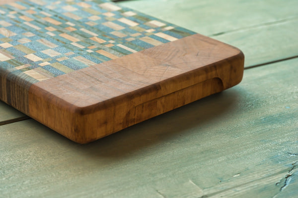 Angle Peak End-Grain Cutting Board