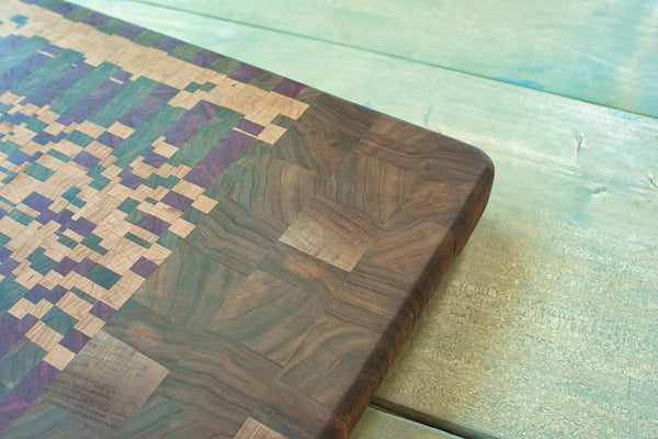 Mount Bowlen End-Grain Cutting Board