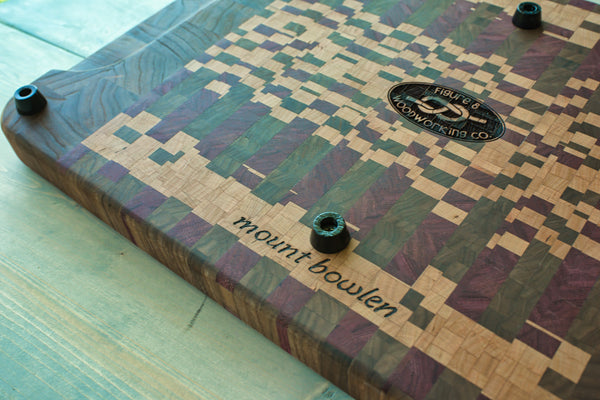 Mount Bowlen End-Grain Cutting Board