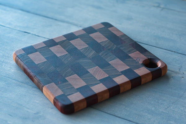 Redoubt Peak End-Grain Cutting Board