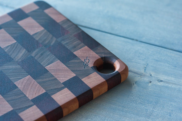 Redoubt Peak End-Grain Cutting Board