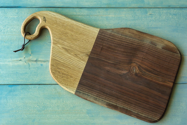 Window Mountain Lake Live-Edge Charcuterie Board