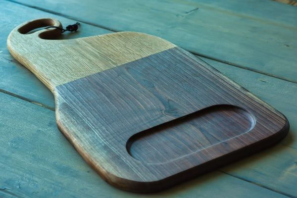 Window Mountain Lake Live-Edge Charcuterie Board